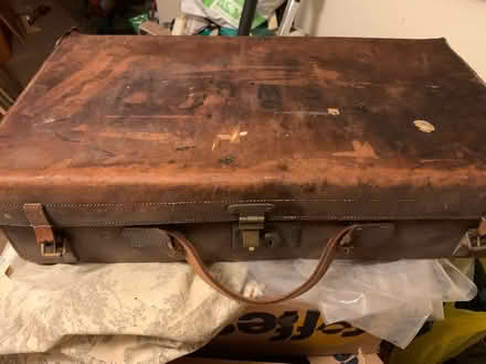 Photo of free Vintage leather suite case (Brough CA17) #1