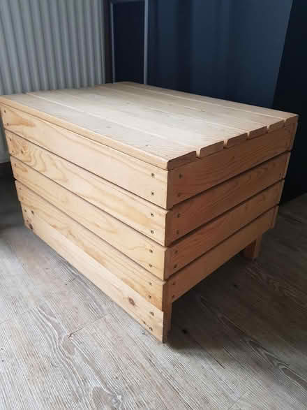 Photo of free Slatted Wooden Box (Vale (LA1)) #1
