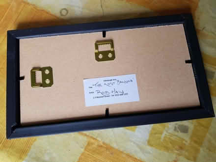 Photo of free Framed picture, 'The lost balloon', Rob Hain, frame repaired (Corstorphine EH12) #2