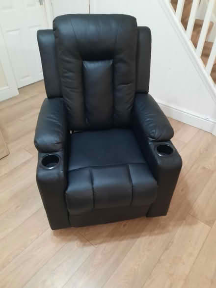 Photo of free Learher look manual reclining chair (Chadwell Heath RM6) #2