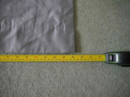 Photo of free Pair of Silver/Grey Curtains 164 cm wide, 138 cm drop (Purley on Thames RG31) #2