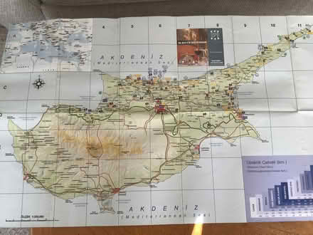 Photo of free Tourist map of Cyprus (Childwall L16) #1