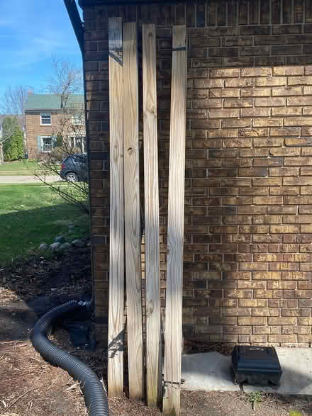 Photo of free 4”x 4” wood planks (Northwest Livonia) #2