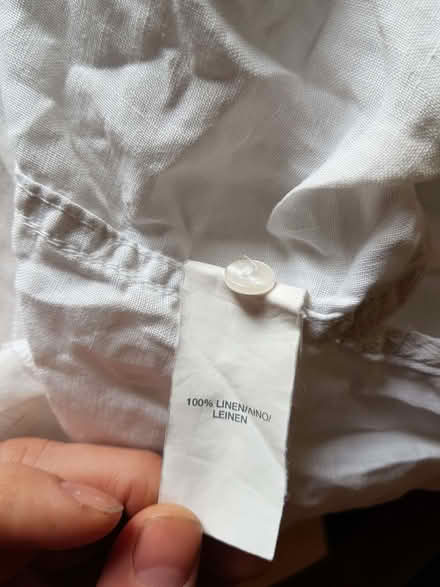 Photo of free 100% Linen short sleeve shirt, River Island S (poss. M) (Corstorphine EH12) #2