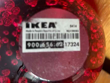 Photo of free Red glass paperweight (Barkham RG41) #2