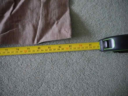 Photo of free Pair of Brown Curtains 210 cm width, 134 cm drop (Purley on Thames RG31) #2