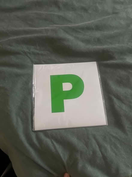 Photo of free P plates sealed (Hounslow TW4) #1