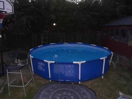 Photo of free Large 12ft x 3ft garden pool (CH61) #1