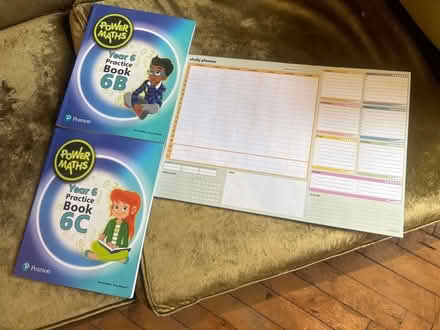 Photo of free Study planner & maths books (Farnham Common, Bucks, SL2) #1