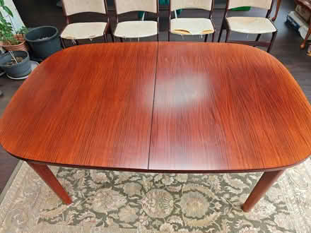 Photo of free 6 seater dining table, with chairs (Little Heath RM6) #3