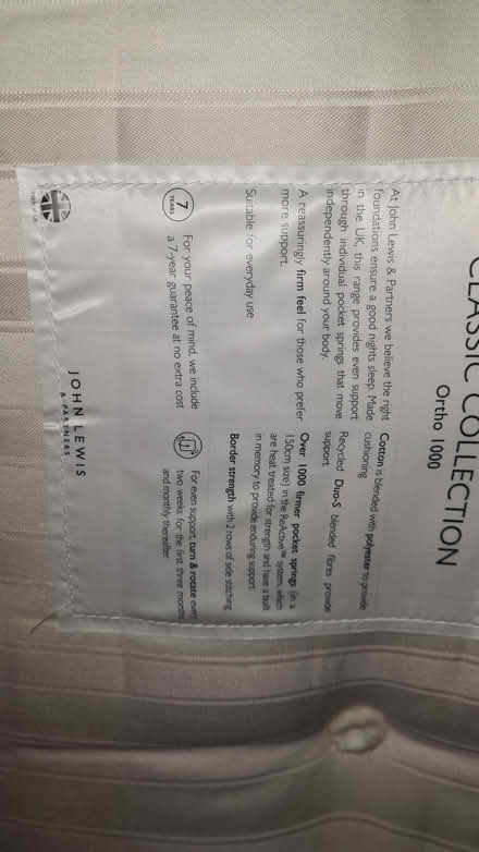 Photo of free Double bed base with mattress (Cookham Dean SL6) #2