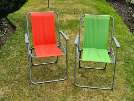 Photo of free Folding Garden Chairs (Penrith CA11) #1