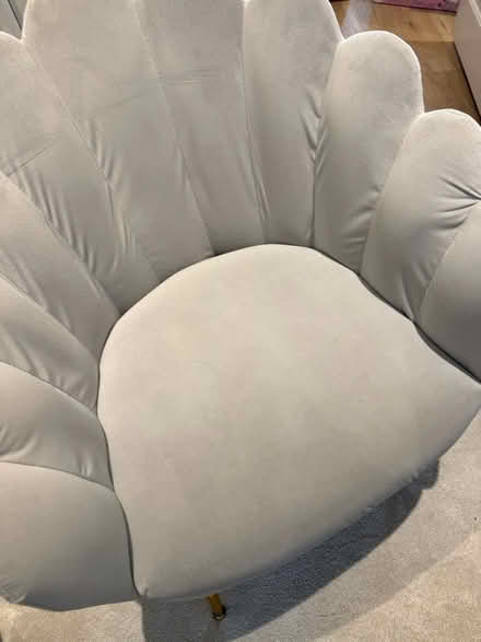 Photo of free Grey shell chair (SW1V) #3