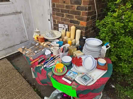 Photo of free A Table full of assorted items (Northcote Road SW11) #4