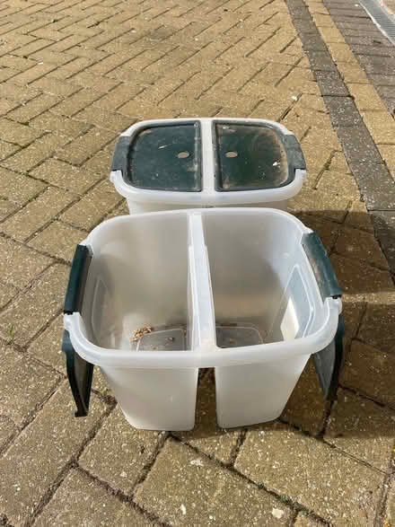 Photo of free storage bins (Downhead Park MK15) #1