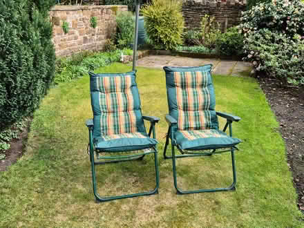 Photo of free Pair of garden lounge chairs (Penrith CA11) #1
