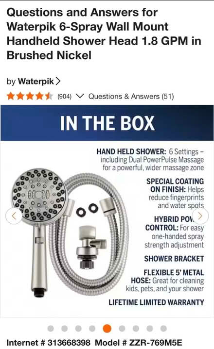 Photo of free Handheld shower head (1075 Valencia Avenue) #3