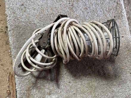 Photo of free Old lead lamp clamp light (Orpington) #1