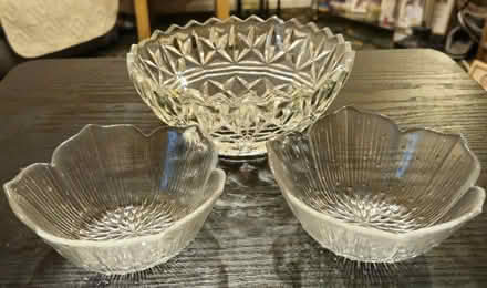Photo of free 3 x Decorative Glass Dishes (Stanground PE2) #2