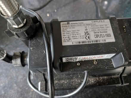 Photo of free Shower pump. Only 4 months old (Plymtree, Norman's Green End) #1