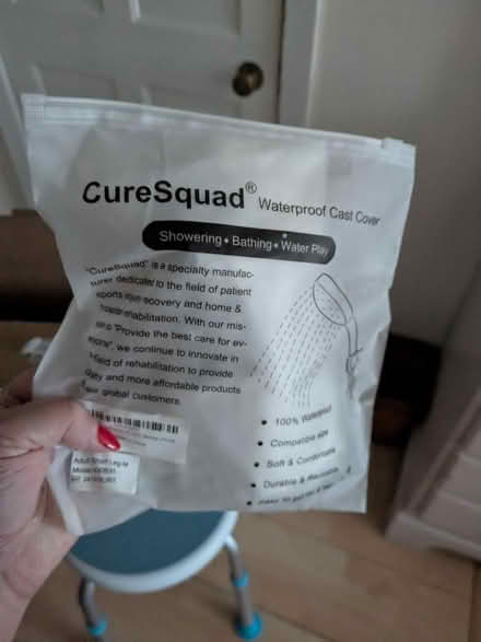 Photo of free Plaster cast protector for in the shower (Sutton Manor WA8) #1