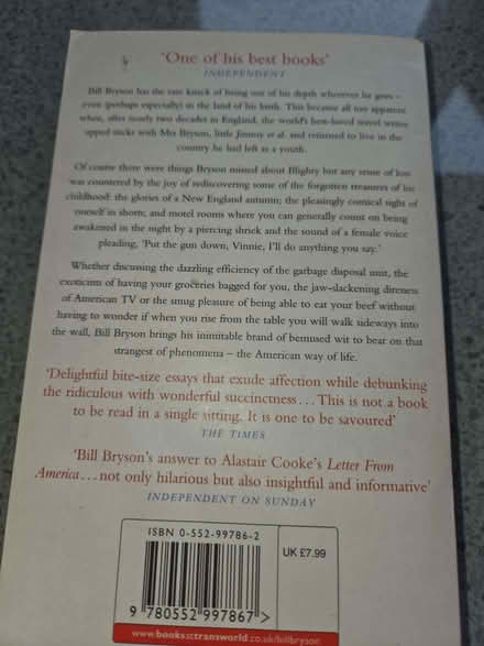 Photo of free Notes from a Big Country by Bill Bryson (Duffield DE56) #2