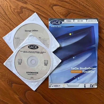 Photo of free LaCie StudioDrive Hard Disc (BR6) #3