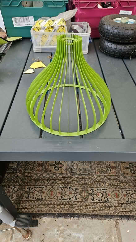 Photo of free green lamp shade (Iffley OX4) #1