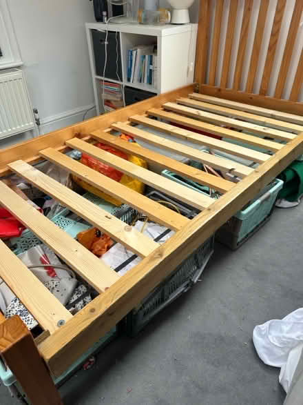 Photo of free John Lewis solid wood single bed (Loughton IG10) #3