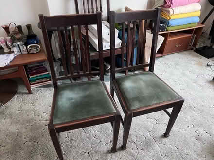Photo of free FOUR dining room chairs (Eastbourne BN21) #1