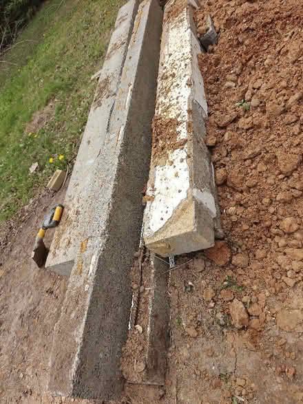 Photo of free 6 x concrete building lintels (Chafford Hundred RM16) #1