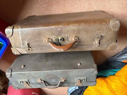 Photo of free Two Vintage Suitcases (Little Eaton DE21) #1