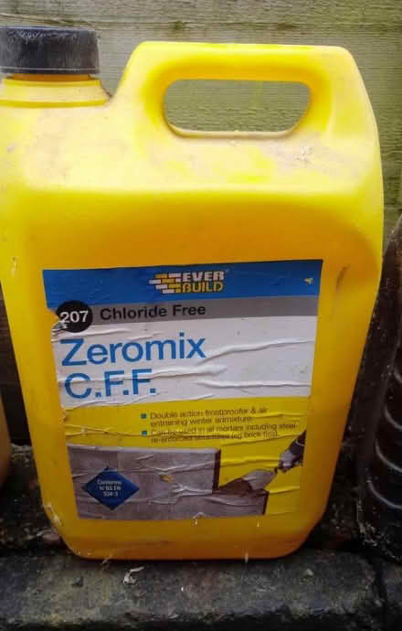 Photo of free Cement additive (Horsham, near Bennetts Field) #1