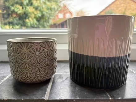 Photo of free 2 x plant pots (CM1 Broomfield) #1