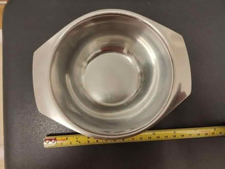 Photo of free Stainless steel round dish (Bedford) #1