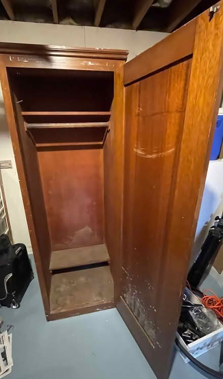 Photo of free Wood wardrobe (Port Moody/College Park) #2