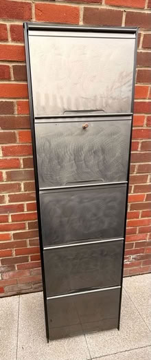 Photo of free 👡 5 Tier Metal Shoe Cupboard (Chipping Barnet EN5) #2