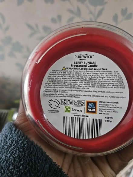 Photo of free Used Berry Sundae scented candle (Hanworth, TW13) #4