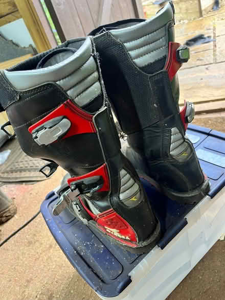 Photo of free Off road motorcycling boots size 40 (uk 7) (Long Hanborough OX29) #1