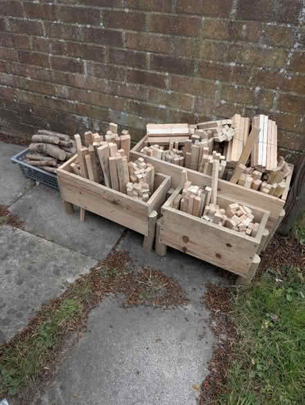 Photo of free Kindling & wooden planters (Burghfield RG7) #1