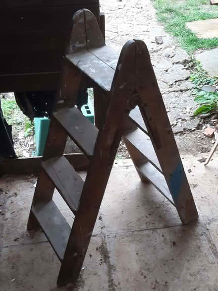 Photo of free Wooden 5 step Ladder (Old Walcot SN3) #1