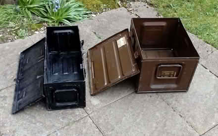 Photo of free Vintage Steel Boxes. (Grove OX12) #1