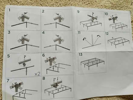 Photo of Bed frame assembly (Symonds Green SG1) #1