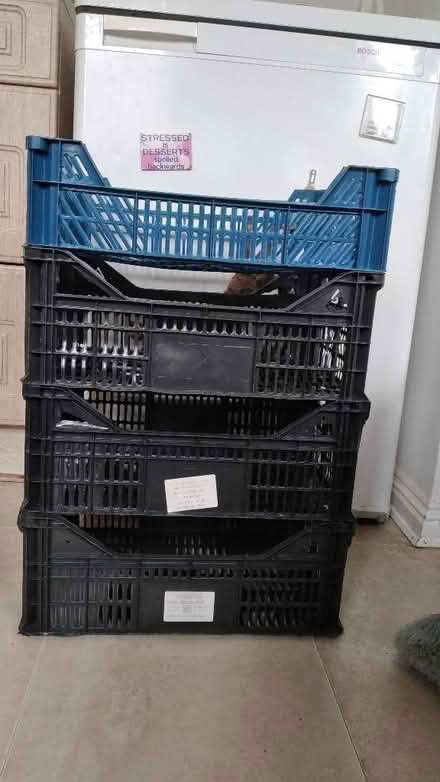 Photo of free 4 stackable crates (Haywood RG12) #1