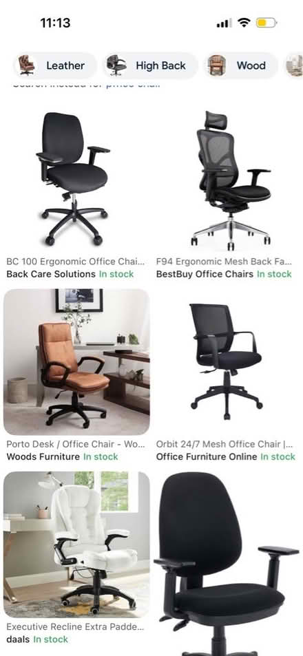 Photo of Office) Chair (Nine Elms SW11) #1