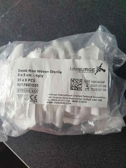 Photo of free Swabs (Sinfin DE24) #1