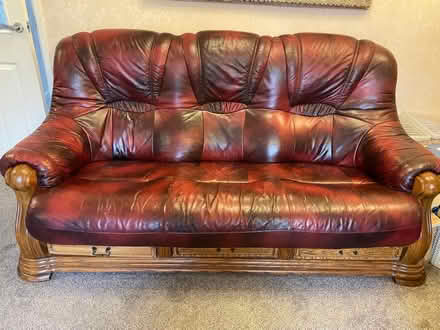 Photo of free 3+2 Seater Leather Sofas Free, B8 (Birmingham B8) #1