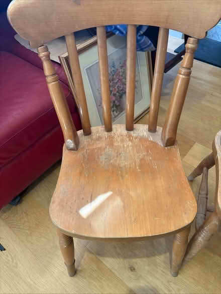 Photo of free 2 Pine Farmhouse Kitchen Dining Chairs (Molesey KT8) #3