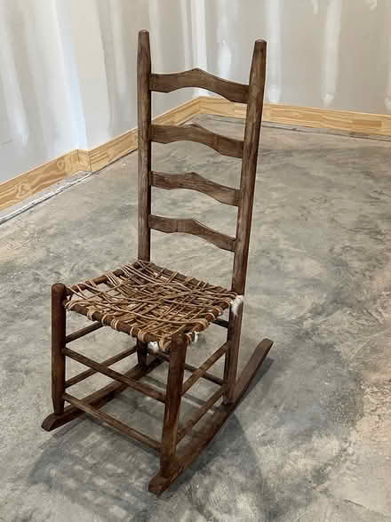 Photo of free Antique wood rocking chair (Parkville area) #3