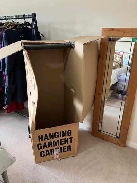 Photo of free Wardrobe moving box (Dunston S41) #3